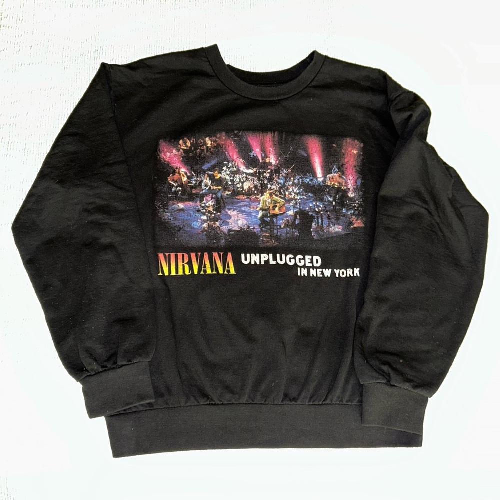 VINTAGE 1993 NIRVANA UNPLUGGED IN NEW YORK CREWNECK SWEATSHIRT